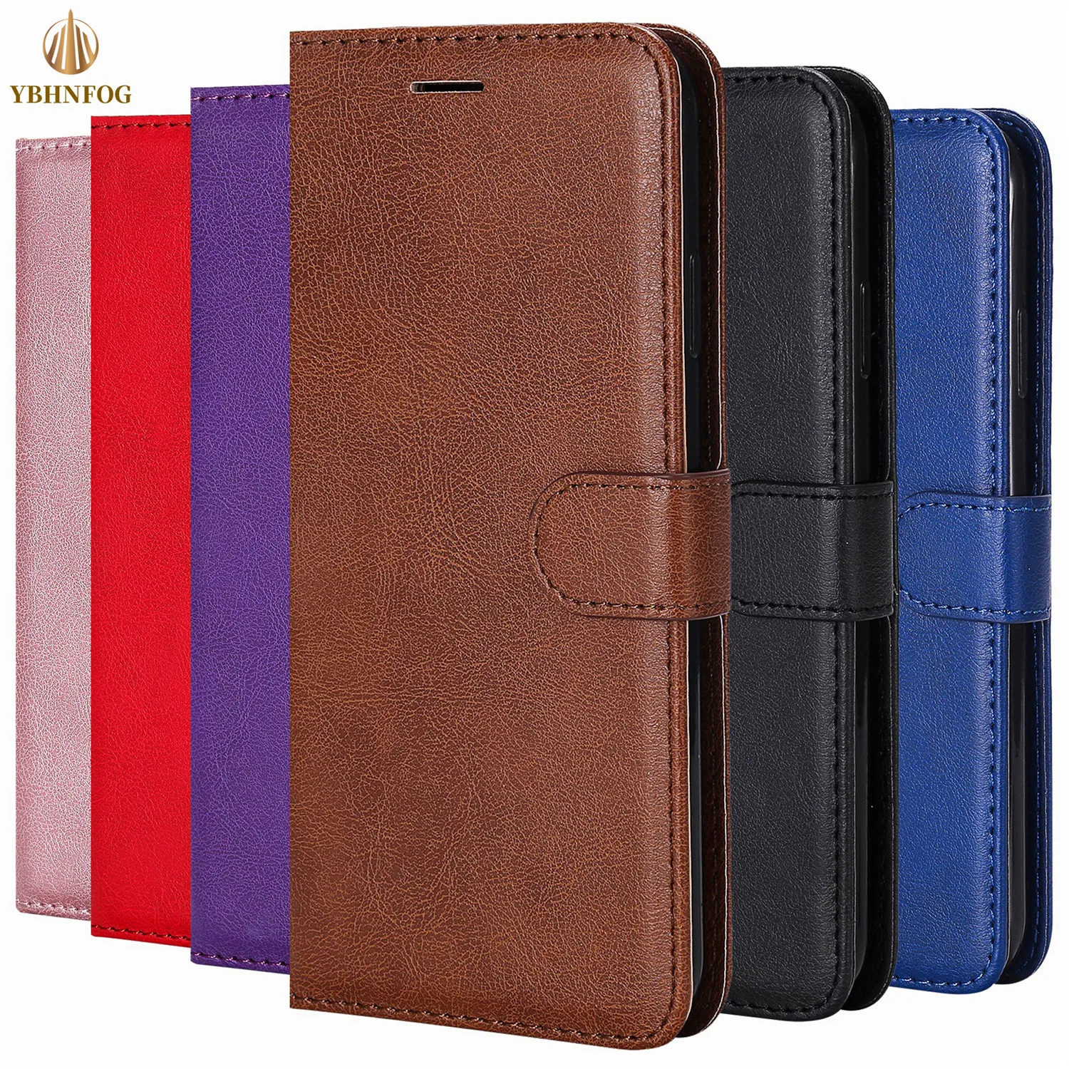 Custodia A Portafoglio In Pelle Ultra Sottile Per Samsung Galaxy S3 S4 S5 S6 S7 Edge S8 S9 Plus S10 Custodia Per Telefono Con Supporto Magnetico Resis