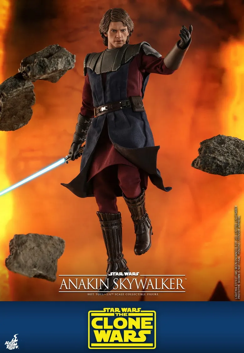 In Stock Hottoys HT 1 6 TMS020 Anakin Skywalker And Stap Star Wars Original Anime Action