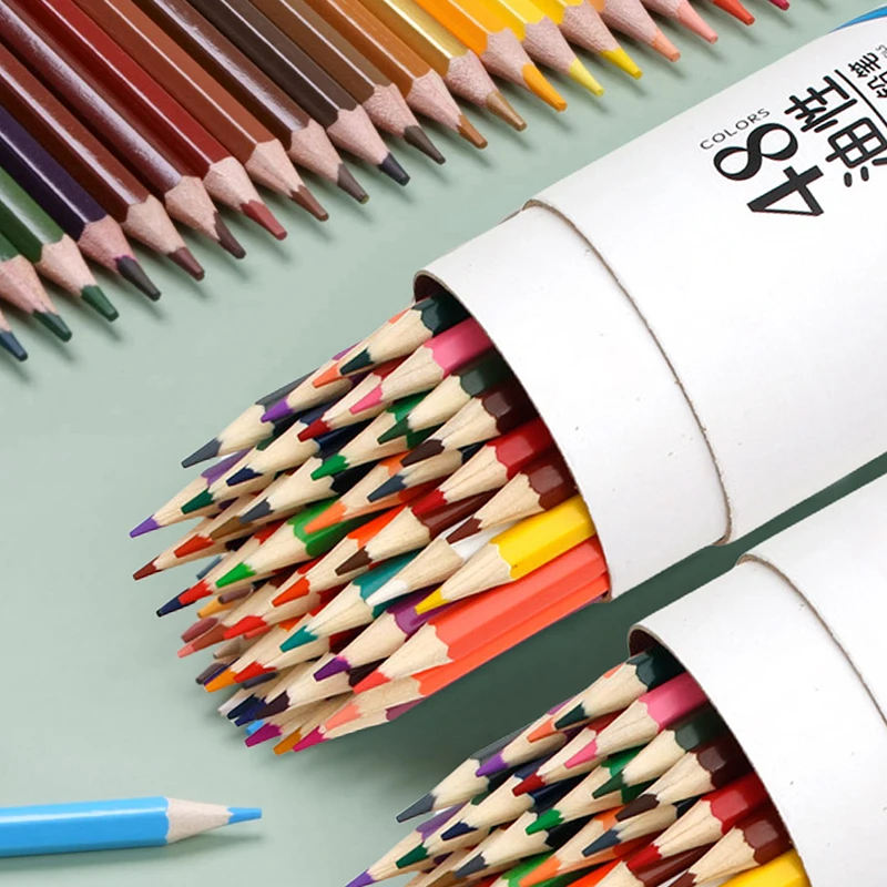 Professional Oil-based Colored Pencil Set 72 Colors Art Design School Stationery Graffiti Filling Colored Pencil Art Supplies