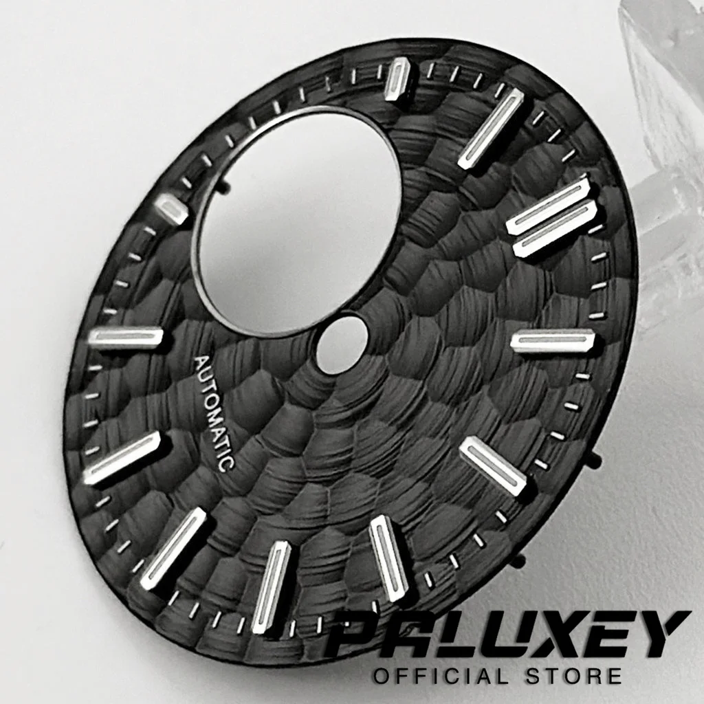 NH38 28.5mm Watch Dial Green Luminous Suitable for NH34 NH38 Movement Mechanical Watch Installation Parts Accessories