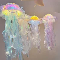Tiktok Netflix Jellyfish Lights Creative Hanging Decorative Room Lights Decorative Dazzling Colorful Romantic Pendant Luminous 1