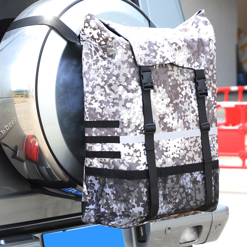 

Camouflage Cloth Truck Tailgate Spare Tire Hang Storage Bag Tool Bag For Mercedes Benz G-Class W463 2004-2018 Car Accessories