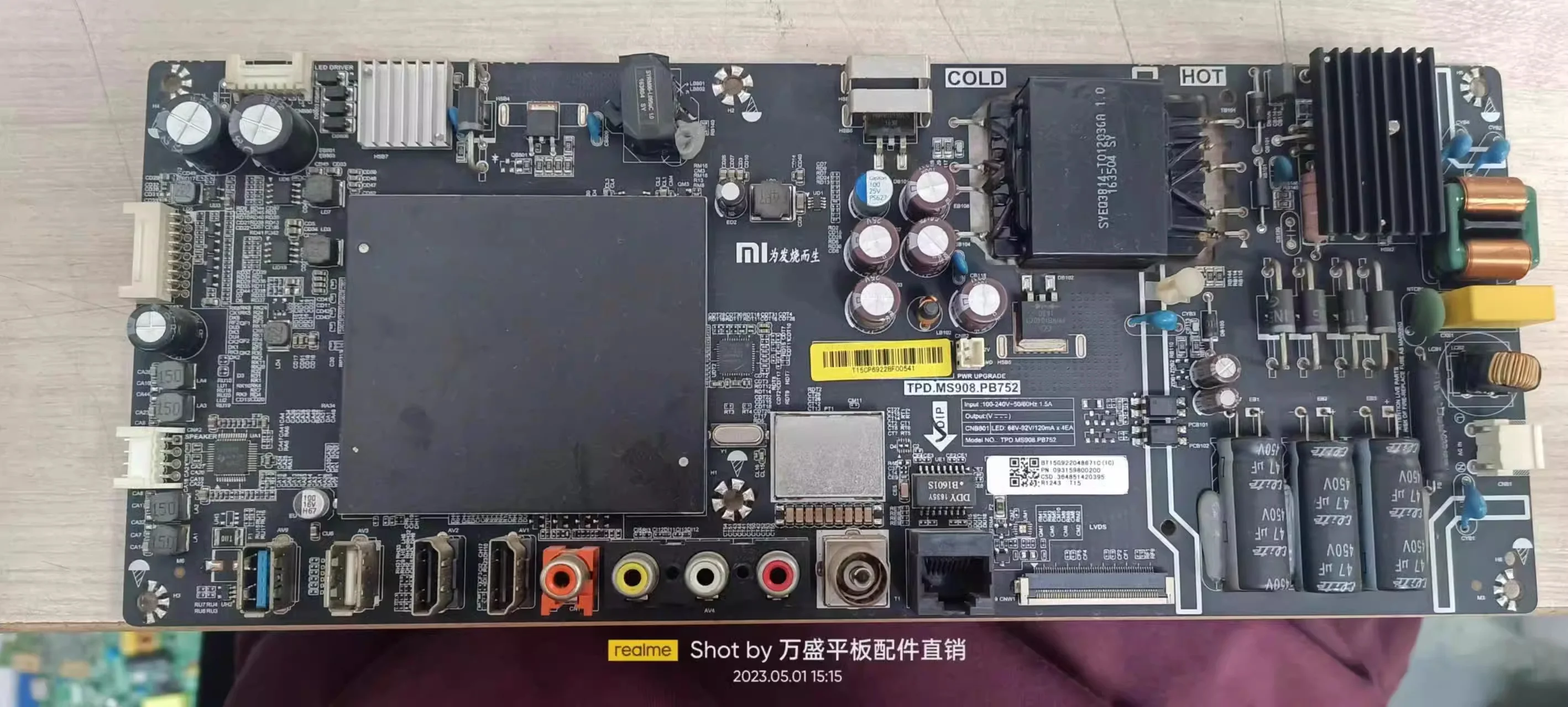 Оригинальная материнская плата L48M3-AF для телевизора TPD MS908.PB752 экран MI48TV (M48) для точечной съемки