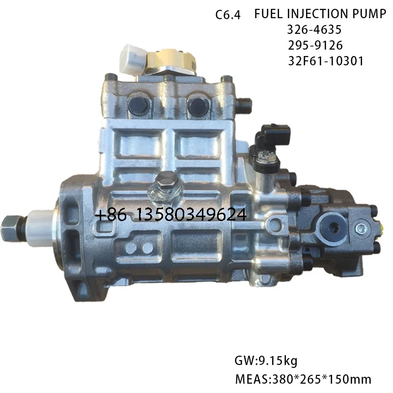 

High Quality DIESEL New Fuel pump 326-4635,295-9126,32F61-10301 320-2512 with oil pump 2923751 C6.4 for Caterpillar Excavator