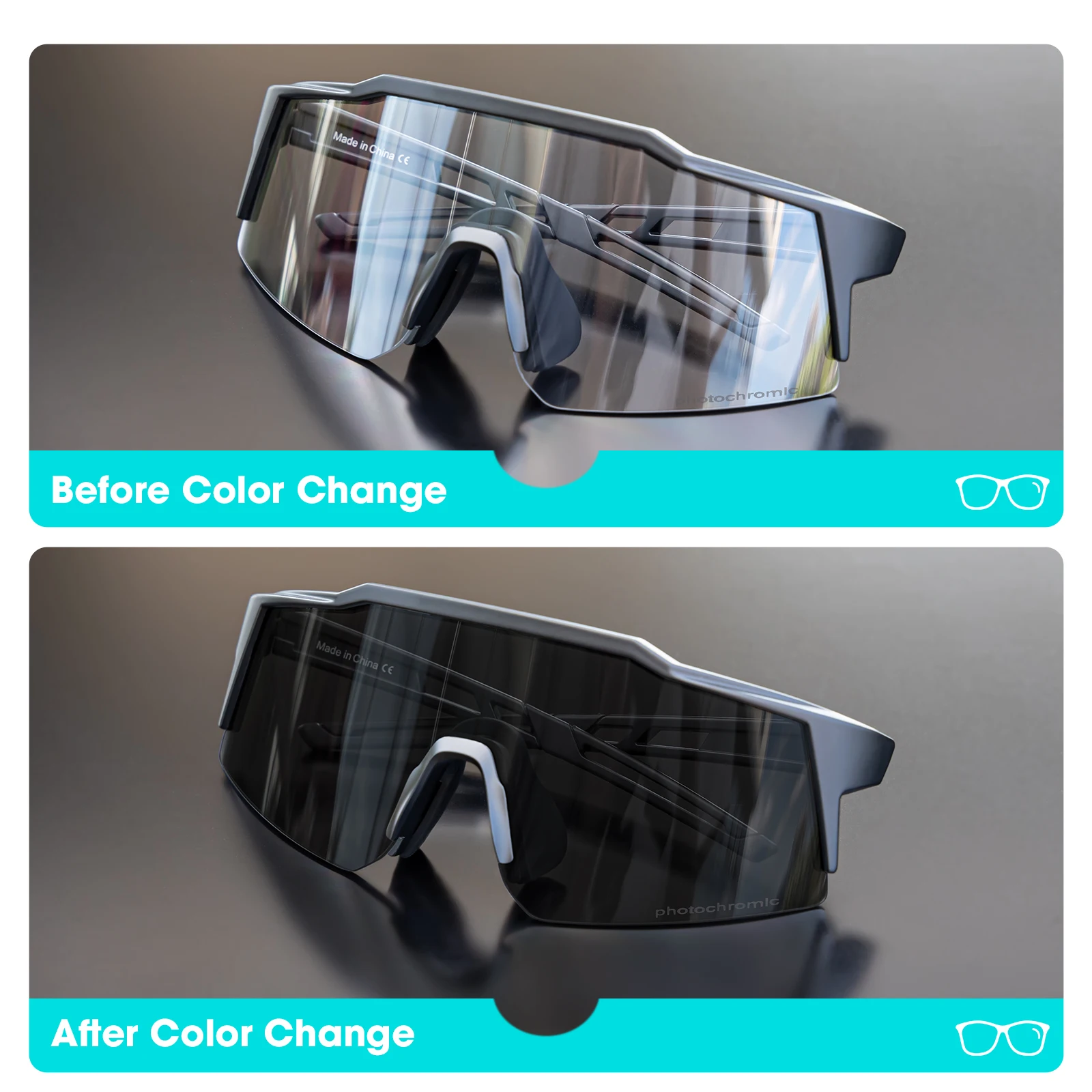 Kids Photochromic Cycling Glasses 4