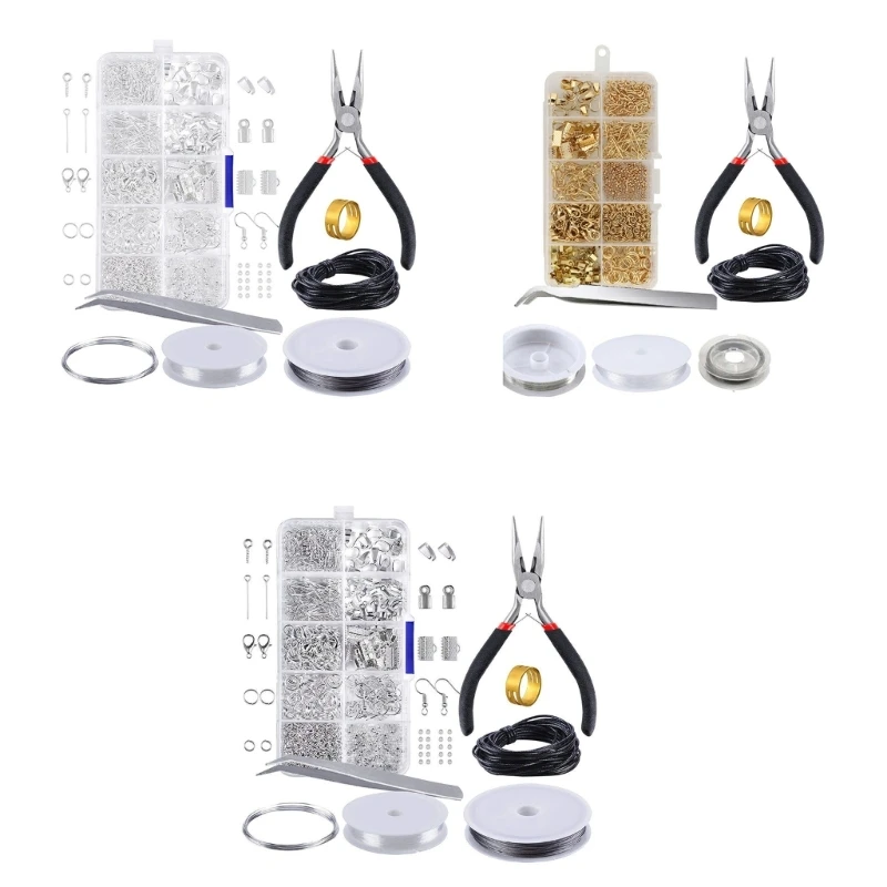 

Open Jump Rings and Lobster Clasps with Pliers and Tweezers Jewelry Repair Tools Jewelry Making Supplies Easy to Use