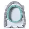 Toilet Seat Cover Mat Knitted Thickened Washable Antifreeze Toilet Cover Thickened Knitted O Type Universal Bathroom Supplies 5