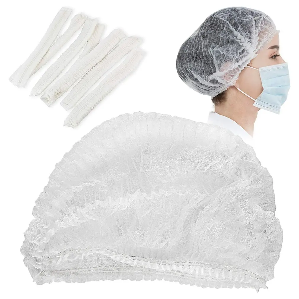 Disposable Head Cover Cap Hair Net Non 