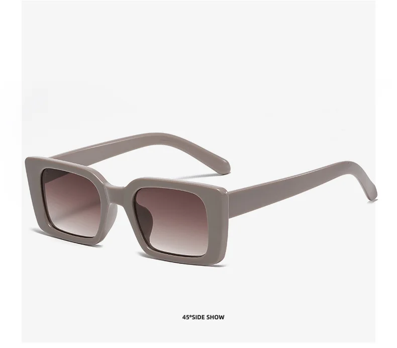 Vintage Square Sunglasses For Women Retro Gradient Designer Shades_voghion.com