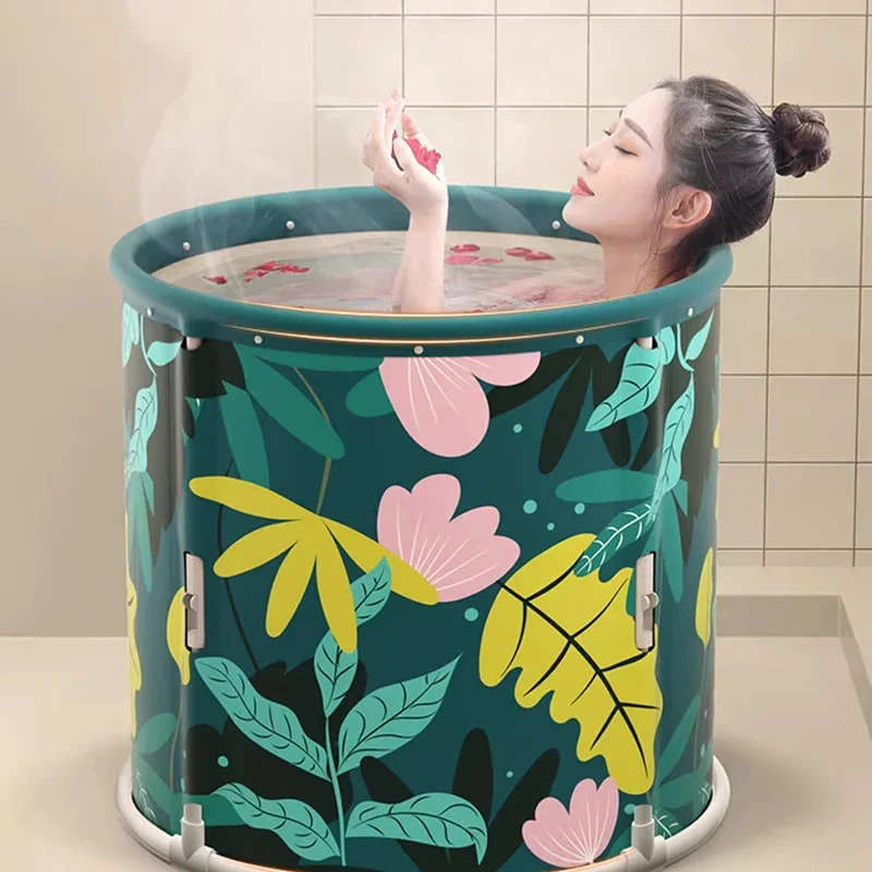 

Portable Spa Bathtub Adults Pedicure Shower Folding Inflatable Bathtub Bucket Collapsible Sauna Portatil Household Merchandise