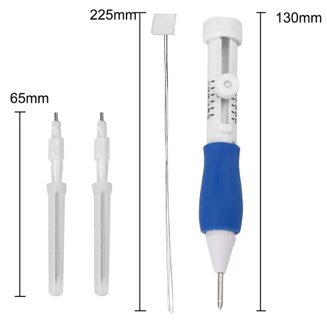 Kit Ricamo Fai Da Te | Con Aghi Intercambiabili | Per Principianti E Esperti - Foto 5