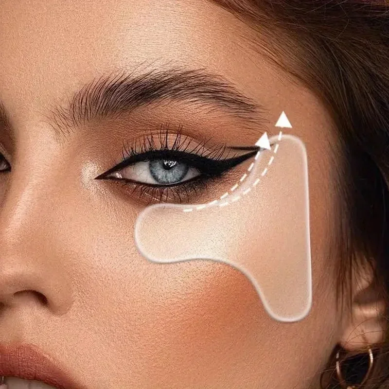 Silicone Eye Patch Silicone T-shaped Eye Patch Portable Facial Skincare Overnight Remove Lines Facial Beauty Tool