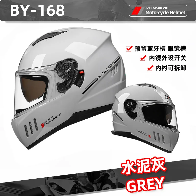 

Новинка, мужской мотоциклетный шлем, защитный шлем для взрослых