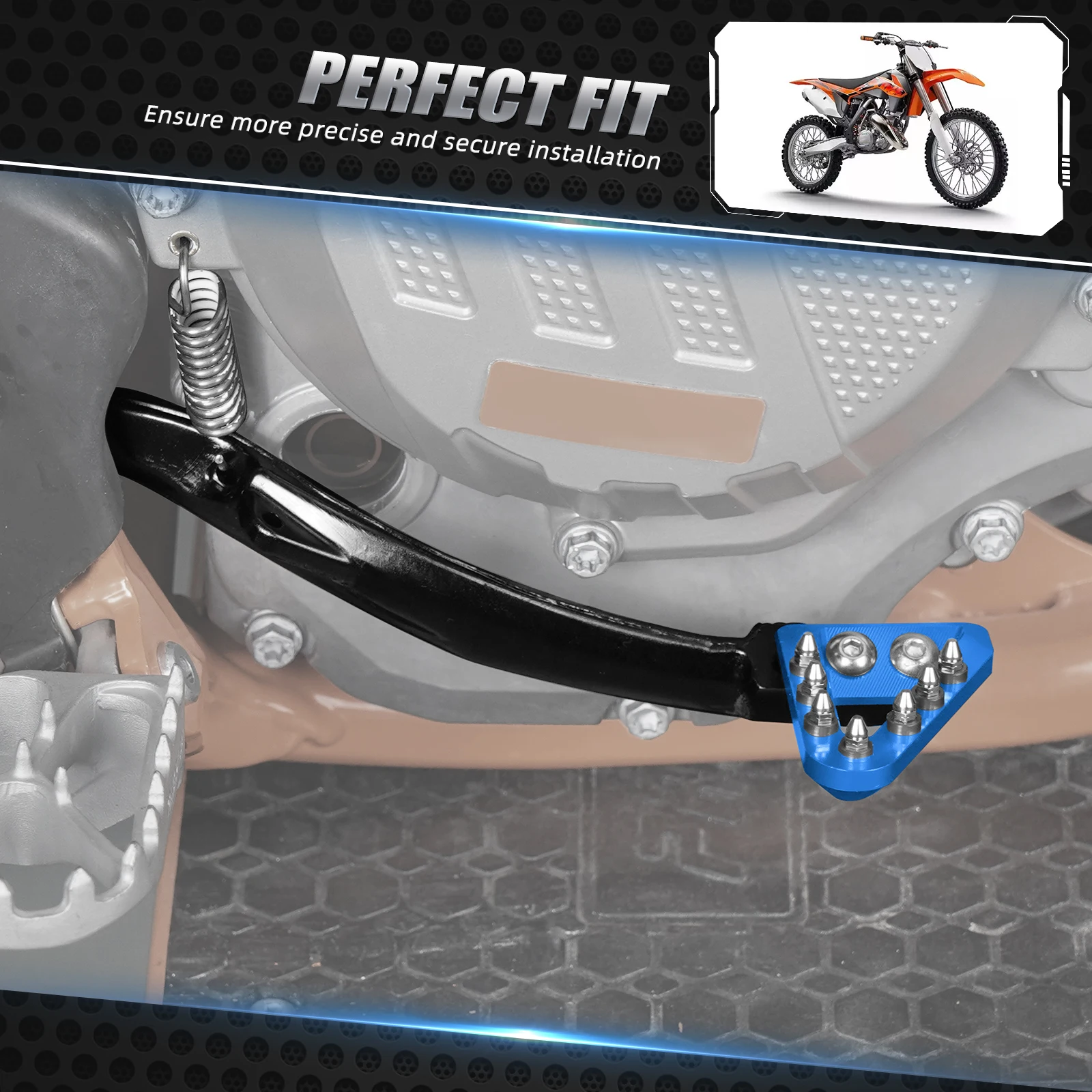 Für 2025 2024 Husqvarna TE300 TE250 TE150 TC 125 250 300 TX 2023 Motorrad Bremspedal Hebel Schalthebel kit – Detail 14