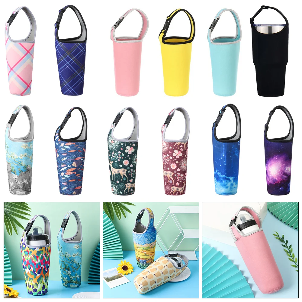 7 Pack Glass Water Bottle Sleeve 12 Oz - 19 Oz Neoprene Insulated  Collapsible Drink Bottle Covers Carrier, Multi-Color - AliExpress