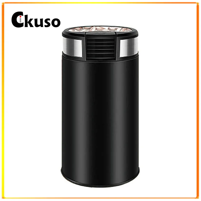 

Cikuso Coffee Beans Grinder Machine Mini Electric Coffee Grinder Cafe Grass Nuts Herbs Grains Pepper Spice Flour Mill EU/UK Plug