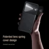 For Xiaomi 12T Pro Case NILLKIN CamShield Leather Case Luxury Elegant Slide Camera Lens Spring Cover For Xiaomi Mi 12T Bumper 3