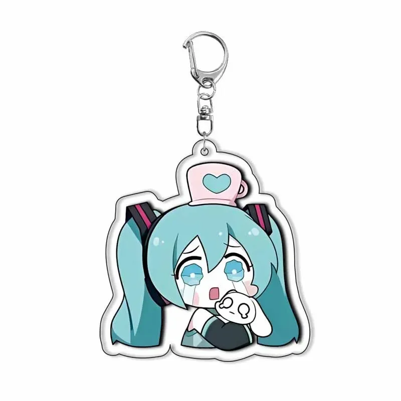 Adorable Hatsune Miku Anime Keychain - Cosplay Cartoon Accessory Gift