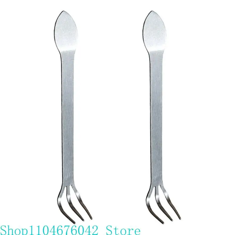 1/2Pcs Multipurpose Bonsai Rakes for Potting Soil Maintenance and Plant Grooming Stainless Steel Root Rakes Garden Tool