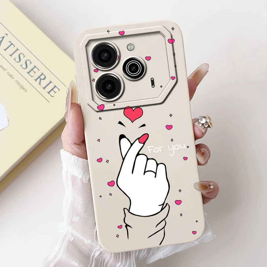 Tecno Pova 6 Pro Candy Painted Soft TPU Phone Case - New Fashion Bumper Cover