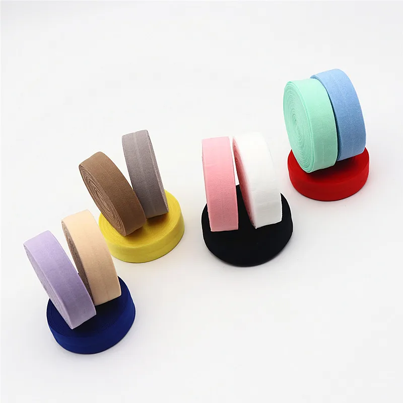 20mm High Elastic Folding Elastic Band Ribbon Color Edging Elastic Band Underwear Bra Sewing Lace Fabric Clothing Accessories 5m