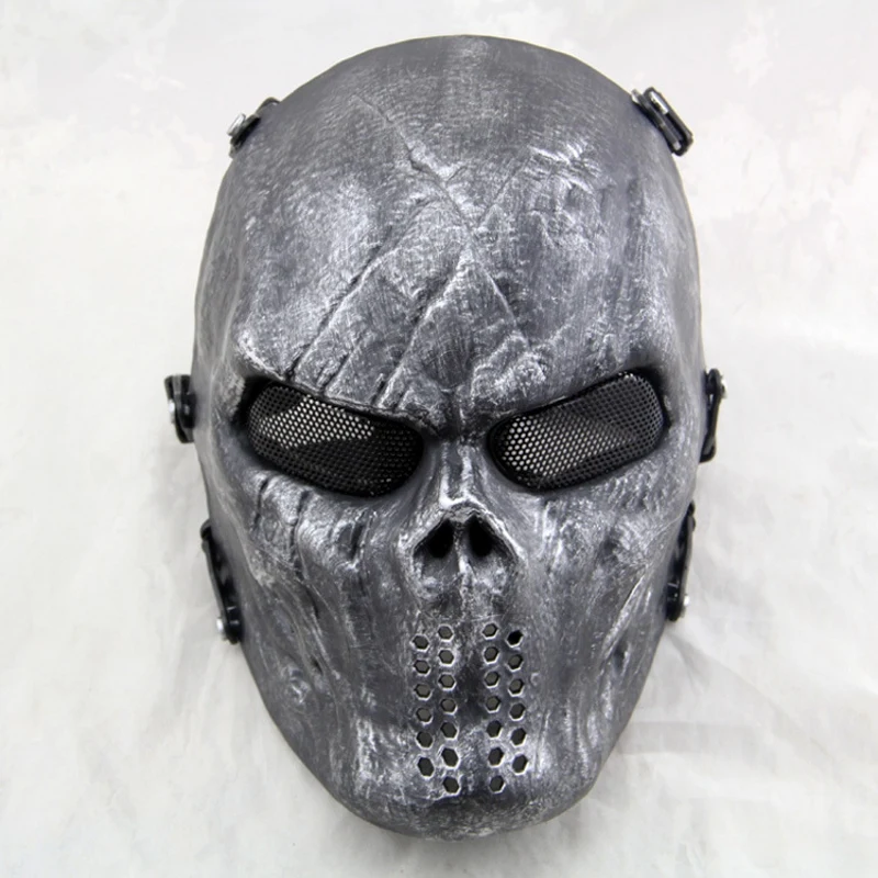 Accessoire Cosplay Airsoft Halloween Masque Tactique Intégral Paintball - Protection Visage Complète TPU Accessoire Halloween Jeu De Rôle