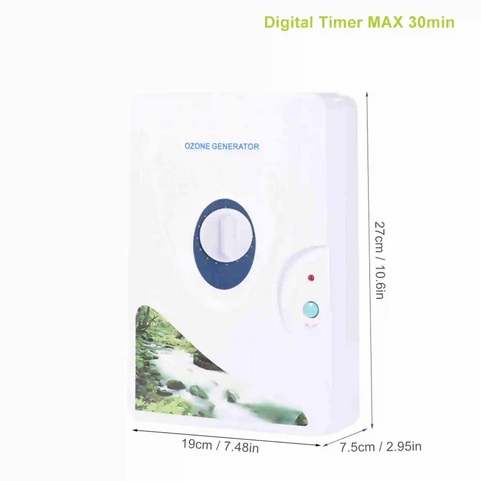 Ozone Generator Ozonator Air Purifiers 600mg/h Oil Vegetable Meat Purify Air Water House 3