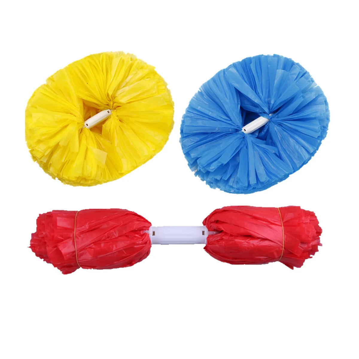 1Pc Handle Competition Flower Dance Party Decorator Pom Poms Cheerleading Cheering Ball Match Vocal Dance Party Concert Decorat
