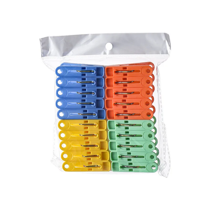 Description Picture 4 of item10/5Pcs Plastic Clothespins Colorful Clothes Pegs Laundry Hanging Pin Clips Household Clothespins Socks Underwear Rack Holder