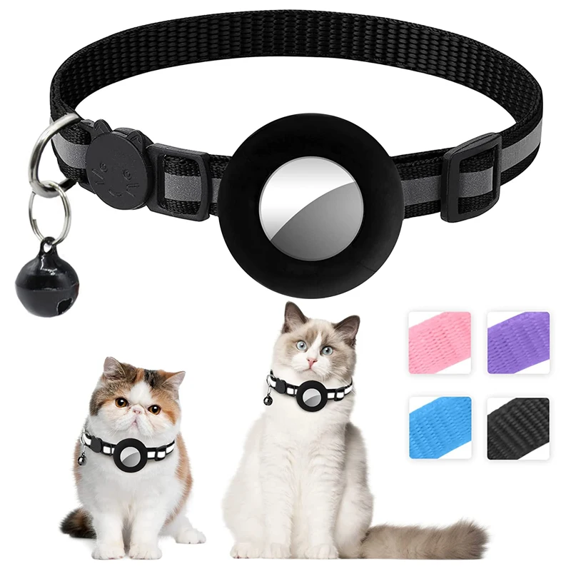 Collier de chat anti-perte pour Apple, Airtag, suivi de protection,  positionnement anti-perte, colliers de coulée d'eau pour animaux de  compagnie