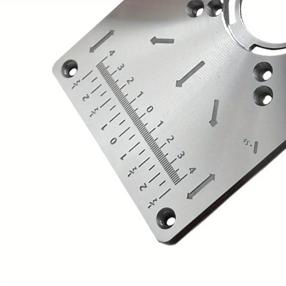 Router Table Insert Plate Aluminium Router Table Insert Plate For Woodworking Benches Router Plate Wood Tools Milling Trimming Machine Rings