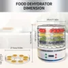 multi food control temperature drying mutfak robotları Dehydrators Intelligent Vegetable Intelligent touch control 5