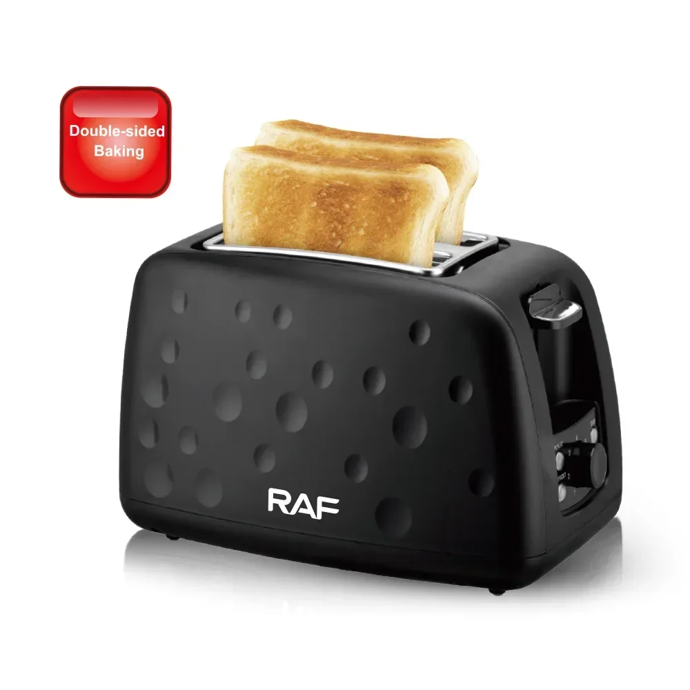 

Two Slice Toaster, for Baking Bagels, Bread, Waffles, Etc. with Breadcrumb Tray, with Defrost, Stop and Reheat Settings