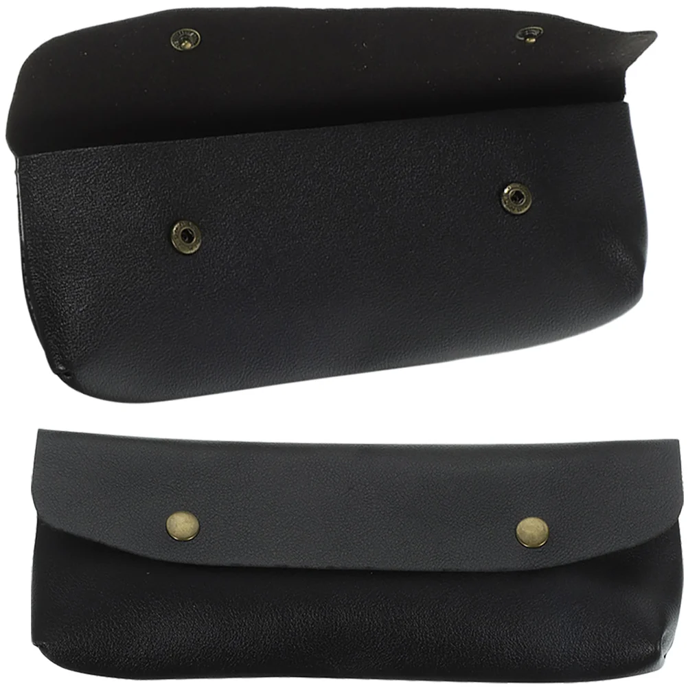 

2 Pcs Pencil Box Makeup Brish Holder Travel Tool Bag Pouch Driving Book Brush Stand Pu Holders for Vanity