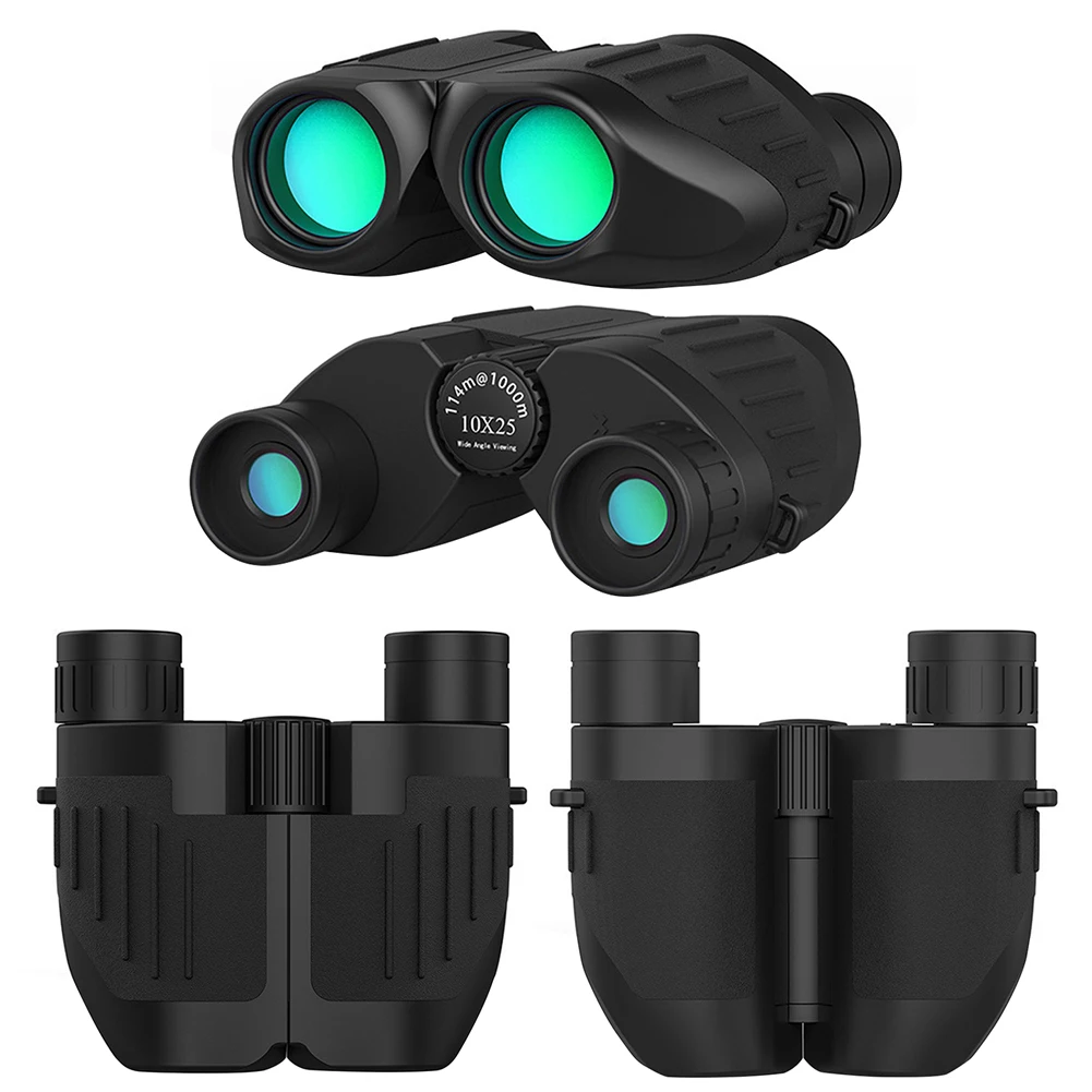 10x25 HD Powerful Binoculars Long Range Telescope Professional Binoculars for Bird Watching Travel Hunting Football Games