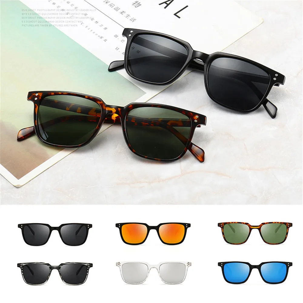 

FOENIXSONG Women's Fashion Sunglasses for Women Men Rectangle UV400 Men's Vintage Glasses Gafas очки Oculos Lentes
