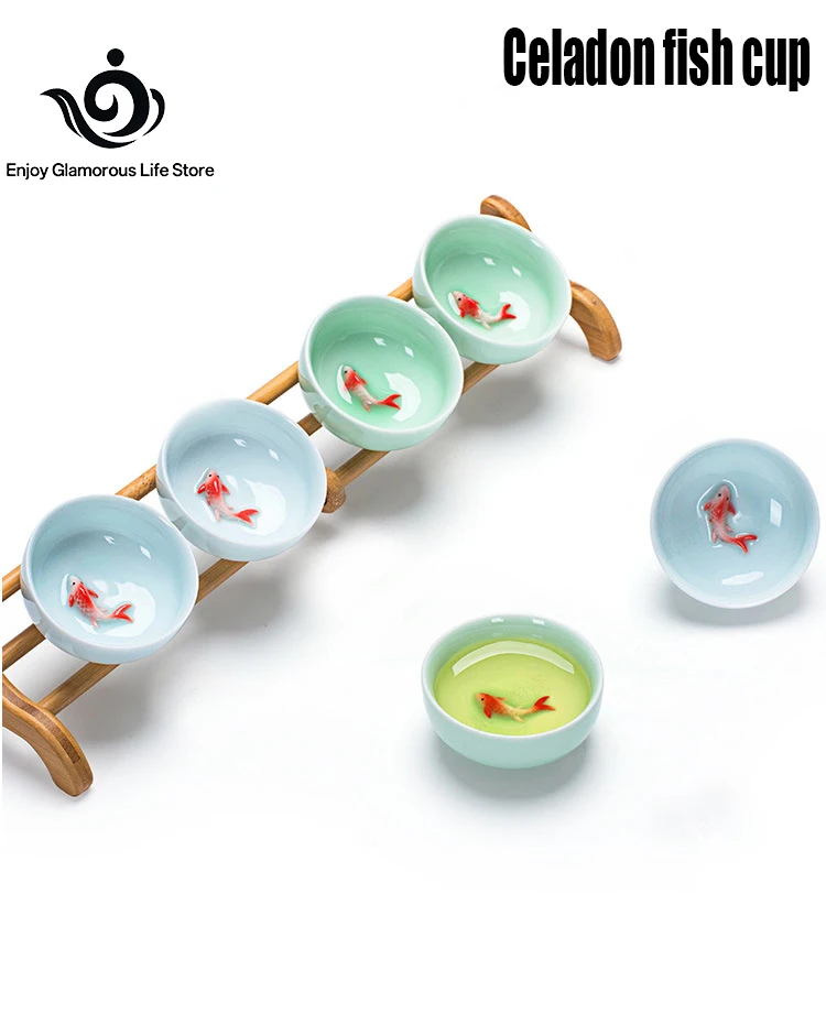 Hand-painted orchid ceramic small tea jar Creative storage jar Kung Fu tea set mini bin household storage
