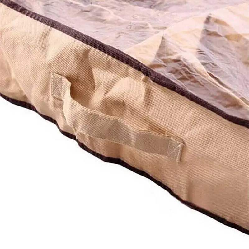 5/4/3/2/1PCS Nonwoven Transparent Shoe Cabinet Dust-proof 12Cases Shoes Storage Foldable Organizer Holder Box Under Bed Closet 2