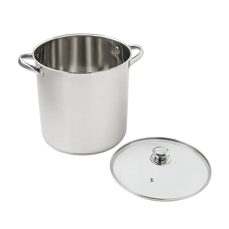

Steel 12-Quart Stock Pot with Glass Lid