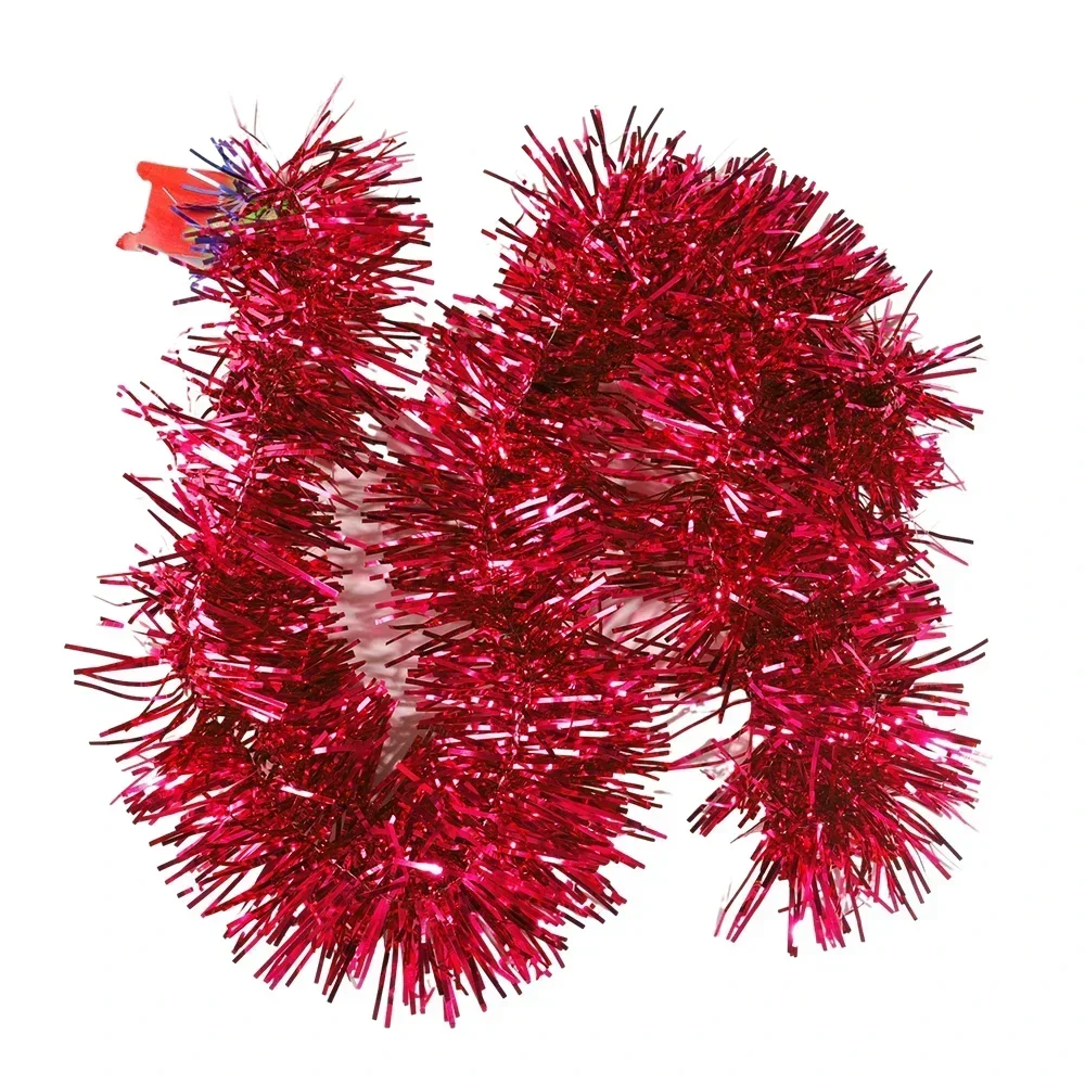 Guirnalda de cintas navideñas de colores de 1,5/30 m, cintas de oropel para envolver árboles de Navidad, decoraciones para fiestas de año nuevo, bodas y bares