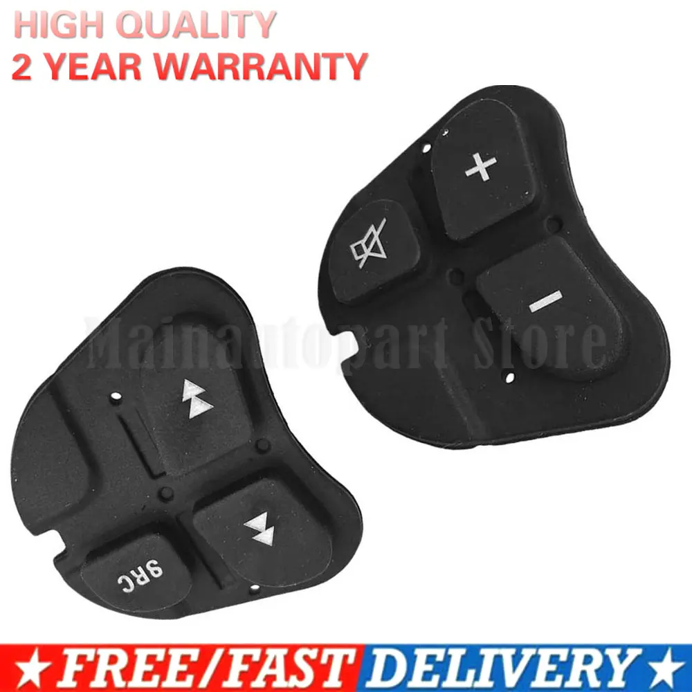 Per Alfa Romeo 147 156 166 Gt Sostituzione Multifunzione Pulsante Audio Volante In Gomma