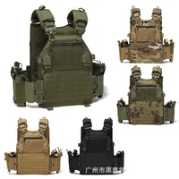 Nylon Tactical Vest MOLLE Camouflage Body Armor Hunting Carrier Airsoft Combat Accessories 1