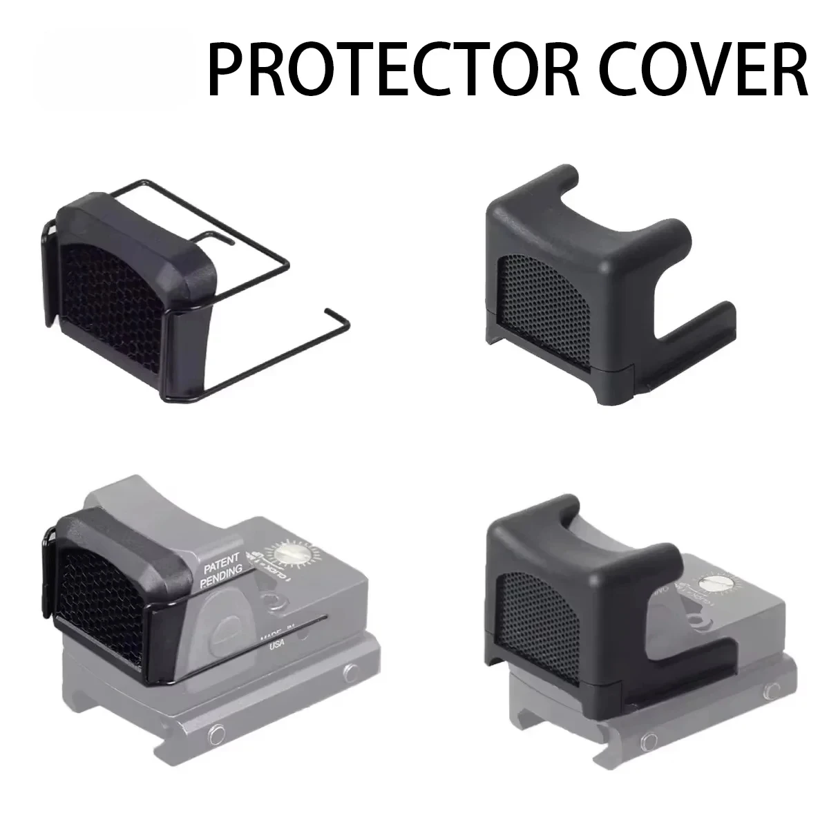 Red Dot Reflex Sight Airsoft Anti-Reflection Scope Kill Flash Outdoor Hunting Killflash Optics Lens Protector Mesh Cover Cap