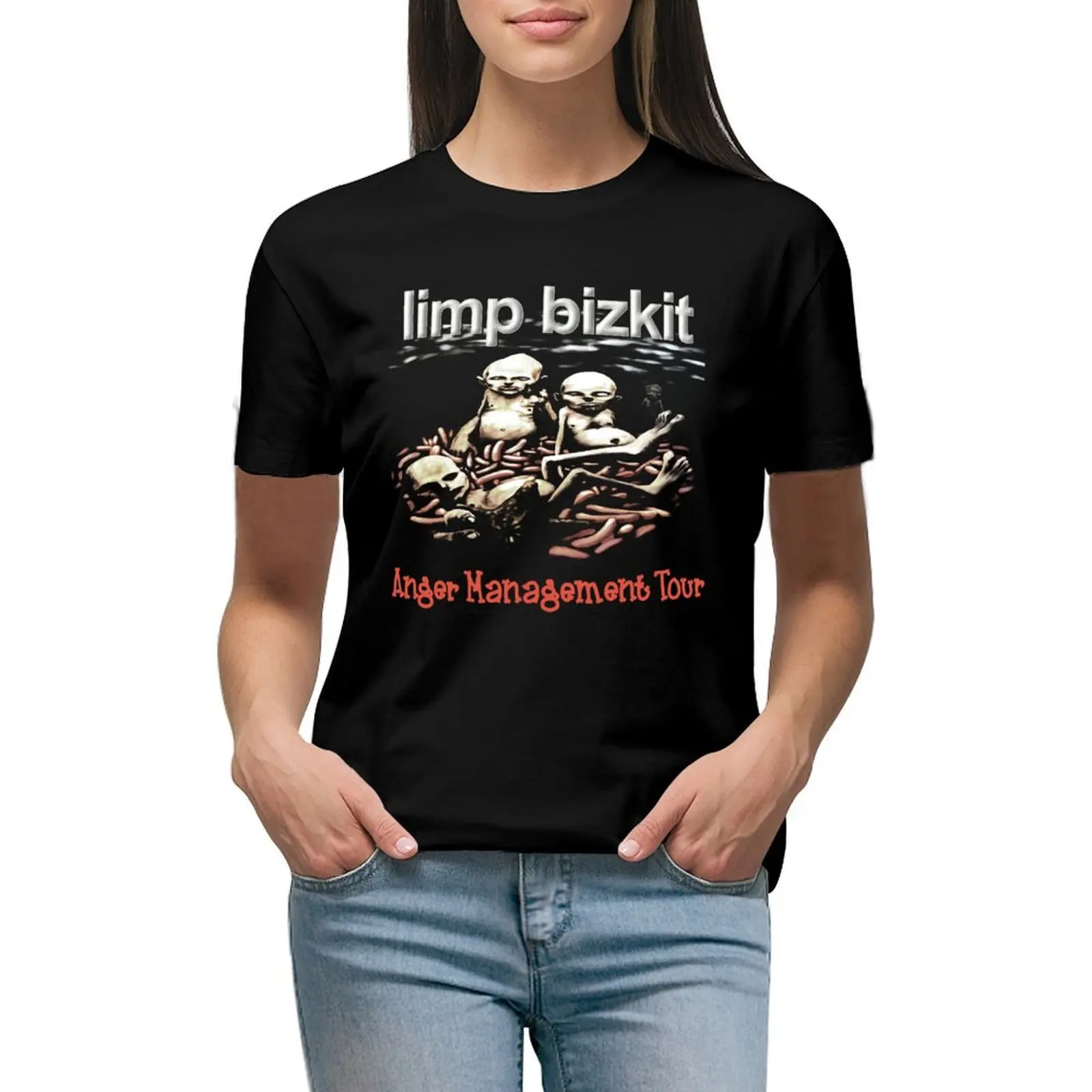 

Limp Bizkit Eminem Anger Management T-shirt oversized graphics Women's t-shirt