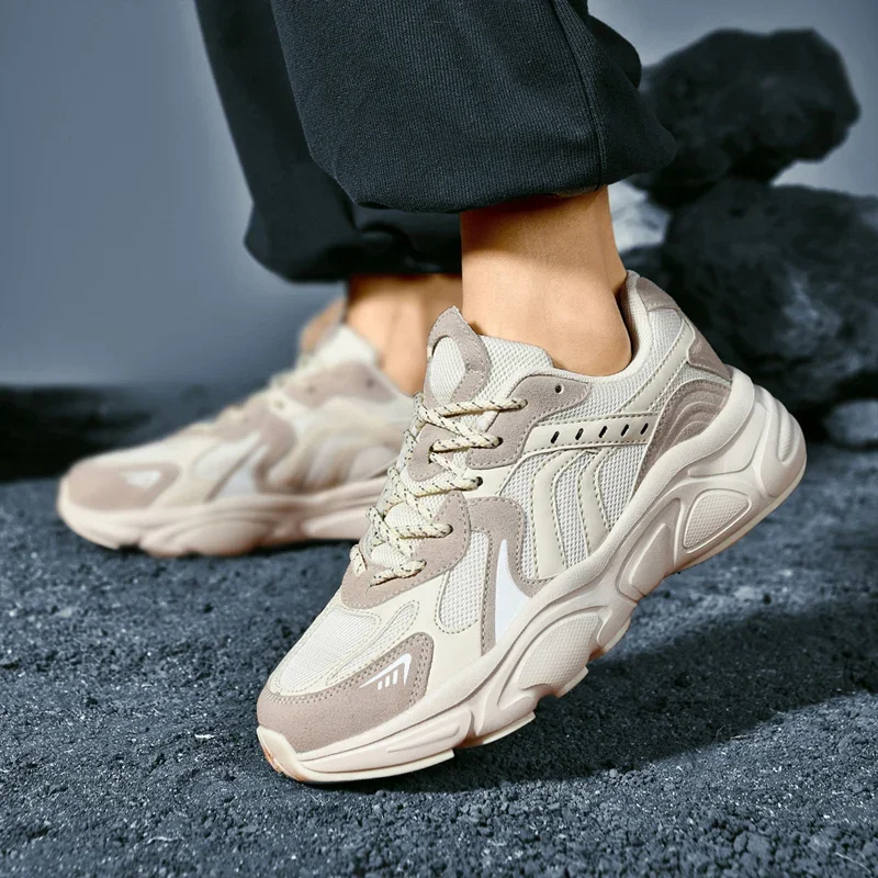 

Мужская обувь, дышащие сетчатые кроссовки для фитнеса и бега, мужские Брендовые повседневные кроссовки на шнуровке, новая Мужская теннисная обувь для мужчин, 2023