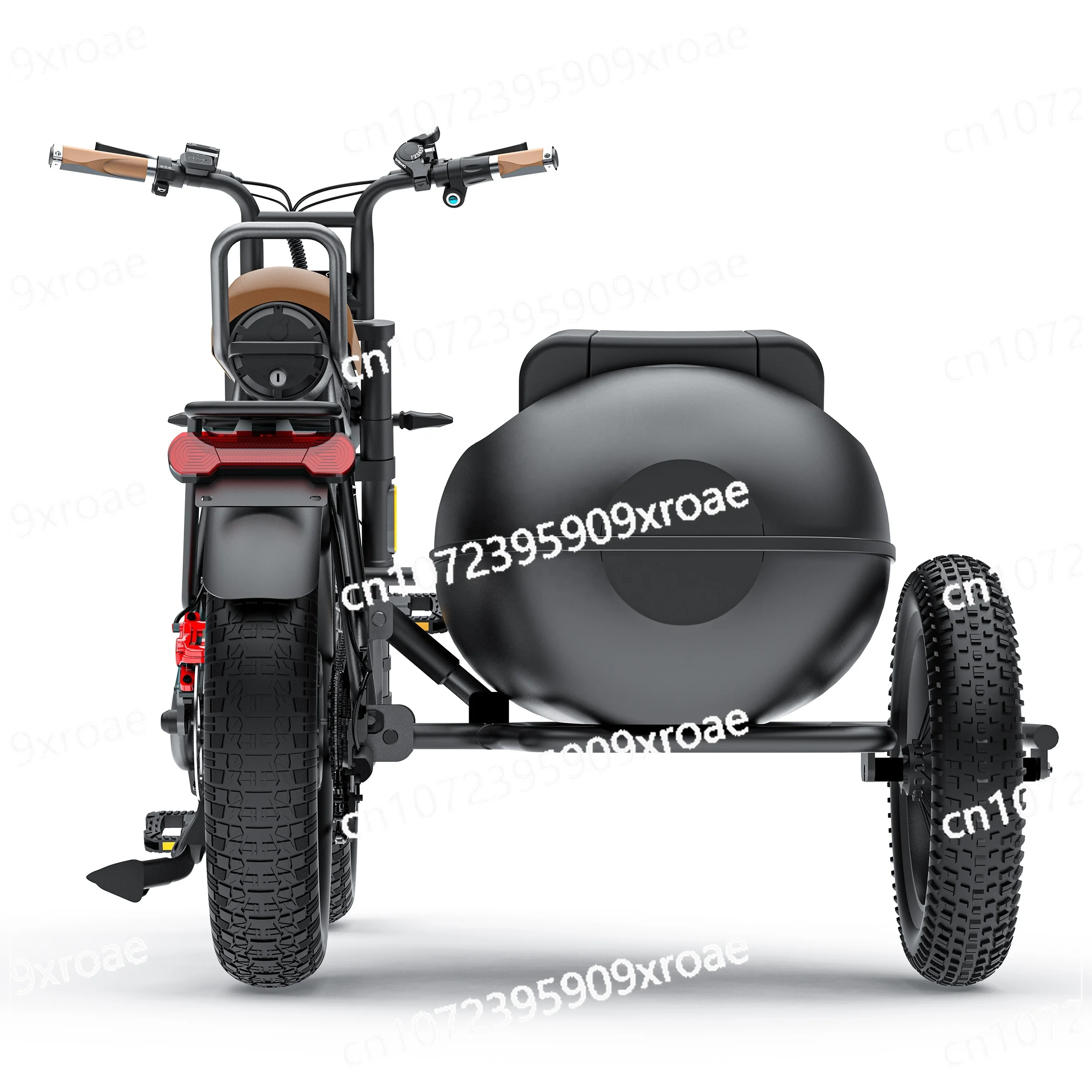 With Sidecar Vintage Side Car Fat Tyre E Bike Electric Tricycle