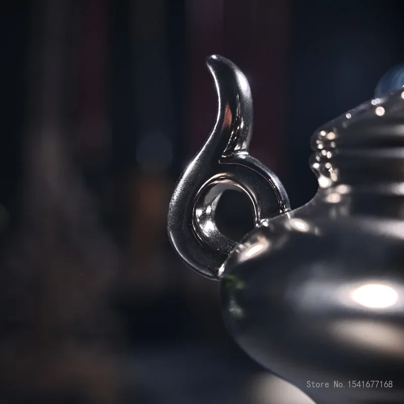 Creative Ceramic Three-legged incense burner, Indoor Sandalwood Ornaments, Incense Road, Household Living Room Decor censer, 1Pc