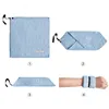 30x30cm 100% Cotton Sports Small Square Running Towel Solid Color Soft Hand Face Towels 2