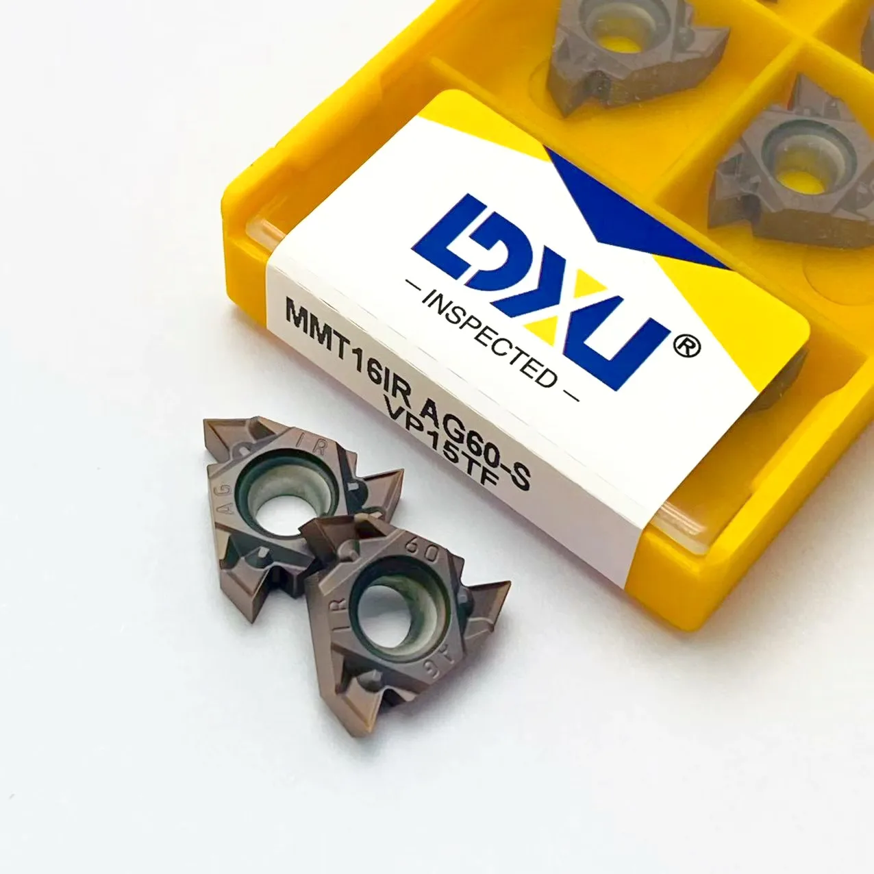 하이 퀄리티 카바이드 인서트 나사산 공구, MMT 16ER 16IR AG60-S VP15TF UE6020 US735, MMT16ER AG60-S 선반 부품 공구, 10 개