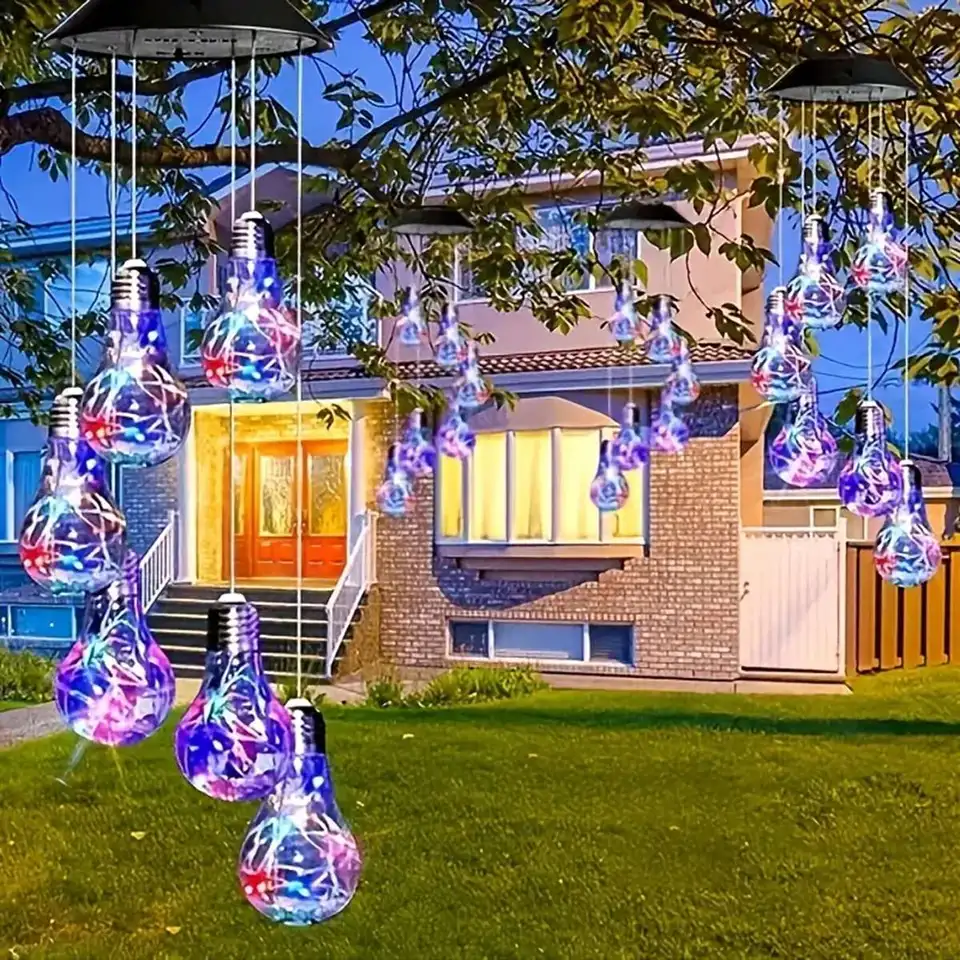 Campanelli A Vento Solari Per Esterni Con Colibrì – Lanterna Decorativa Da Giardino 94 Cm, Regalo Per Mamma E Nonna